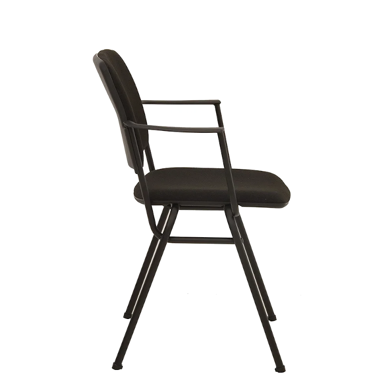 Стілець офісний NOWY STYL (ISIT LUX BLACK CN-009) оббитий тканиною, 480мм